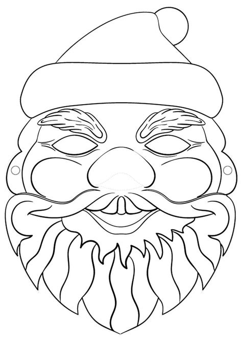 A sample of more animal with face mask coloring pages to print are below. Christmas mask coloring pages to download and print for free