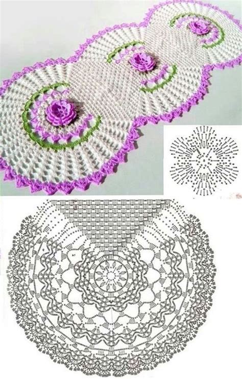 Centro De Mesa De Crochê 60 Modelos Gráficos E Receitas