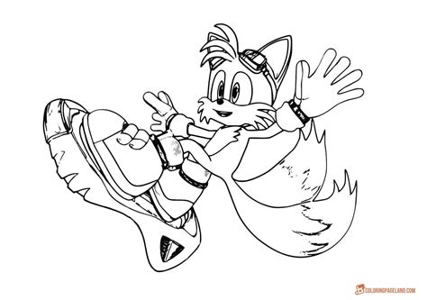 Sonic Riders Coloring Pages