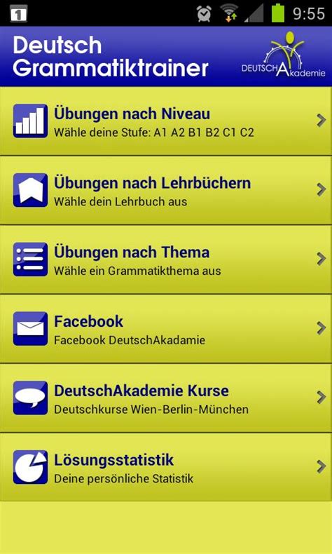 It means that there's an option out. Learn German DeutschAkademie - Android Apps on Google Play