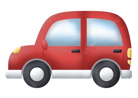 Cute Watercolor Red Car Illustration And Clip Art Red Car Car Clip