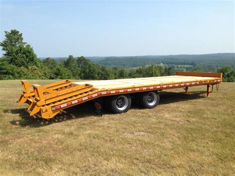 econoline 20 ton 102 x 25 heavy duty dual tandem dovetail trailer air brakes ~ trailers 2 go