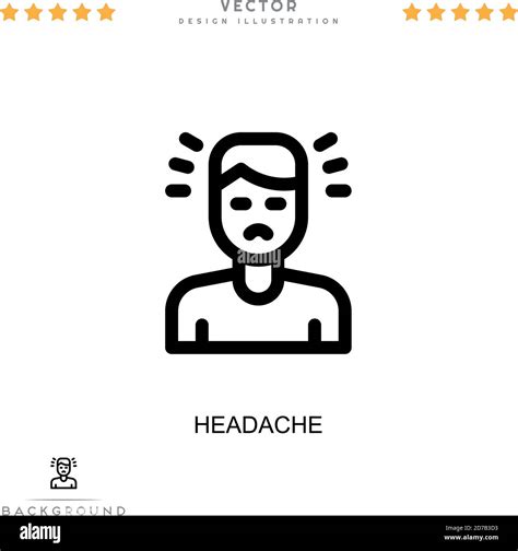 Headache Icon Simple Element From Digital Disruption Collection Line