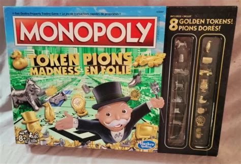 Hasbro Monopoly Token Madness Board Game Complete 1477 Picclick