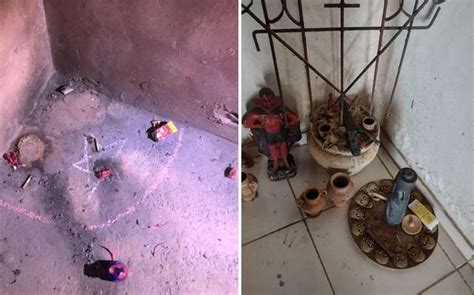 Durante a fuga, ele atirou em 3 pessoas, colocou fogo em uma casa e roubou carros. Polícia encontra itens que indicam bruxaria e rituais na ...