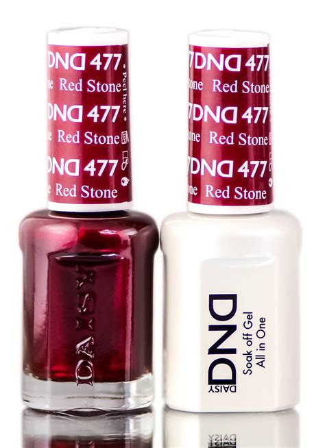 Red Stone 477 Daisy DND Reds Soak Off GEL POLISH DUO All In One