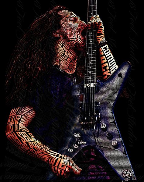 Dimebag Darrell Typography Portrait By Lilysmom85 On Deviantart