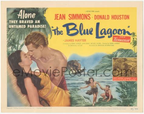 9t0256 Blue Lagoon Tc 1949 Sexy Jean Simmons And Donald