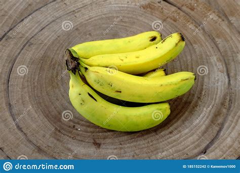 Ripe Banana Yellow Cavendish Bananas Ready To Eat Stock Photo Image