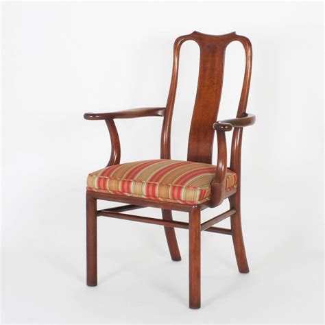 Wide selection of fabrics and finishes. Vintage Set of 18 Modern Asian Queen Anne Dining Chairs ...