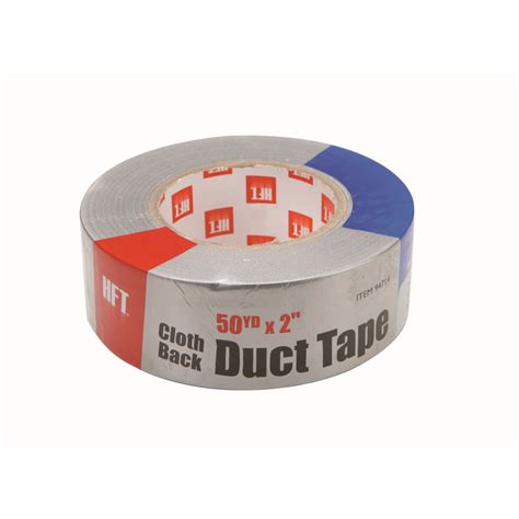 2 X 50 Yards Cloth Back Silver Duct Tape
