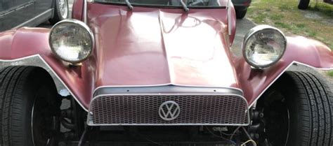 70s Vw Fiberglass Kit Car Mini Model T Hot Rod Dune Buggy