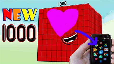 Numberblocks 1000 Falling In Love Drawing Youtube