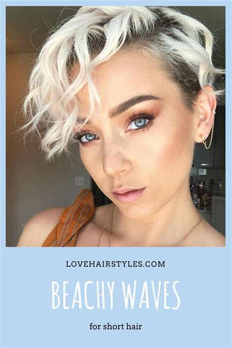 30 Easy And Cute Styling Ideas To Get Beach Waves For Short Hair With