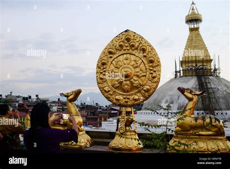 Nepal Kathmandu Boudhanath Stupa Is The Largest Stupa In Nepal And The Holiest Tibetan Buddhist