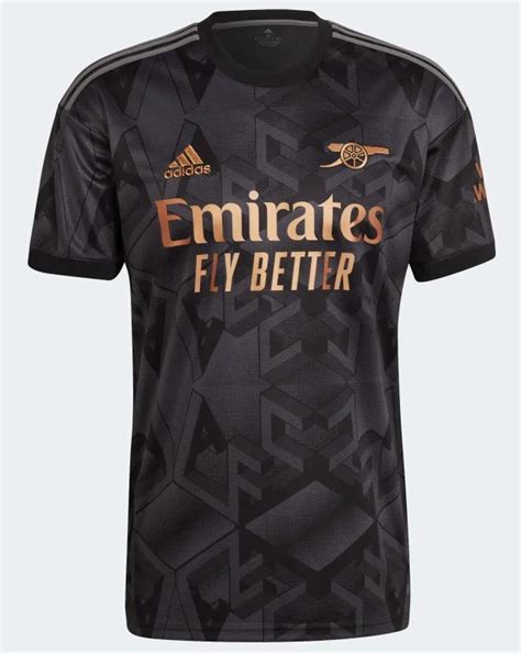 New Arsenal Away Kit 22 23 Black And Bronze Nike Jersey To Debut