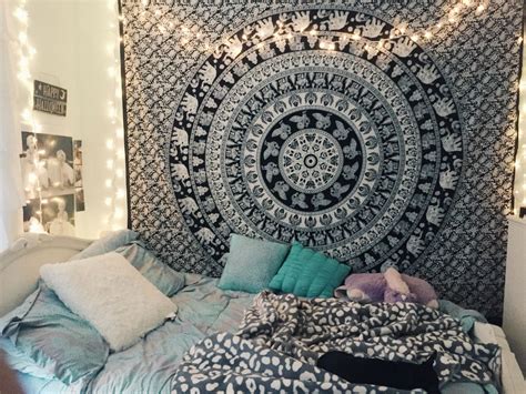 100% lightweight indoor poly sheeting with grommets inserted into all four corners for easy hanging. Tumblr, Bedroom, Inspiration, Lights, Tapestry, Pillows ...