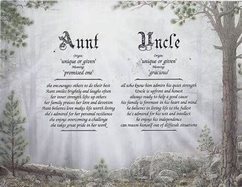 uncle and aunt quotes