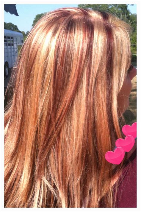 red hair color with highlights and lowlights ~ last hair idea