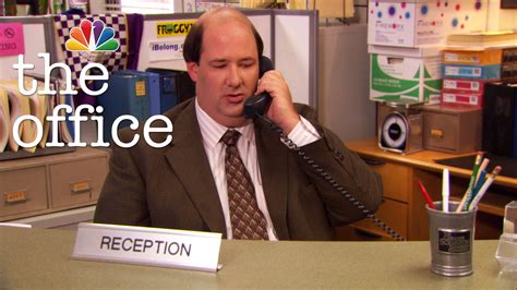Watch The Office Web Exclusive Kevin Temps As Reception The Office