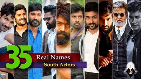 Name Of All South Actors With Name And Age Yt Movies Youtube