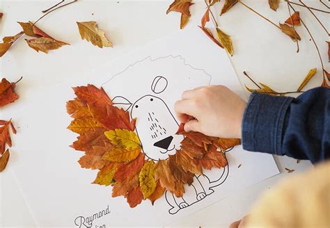 Осенние поделки из листьев для детей. Аппликации, венки, светильники