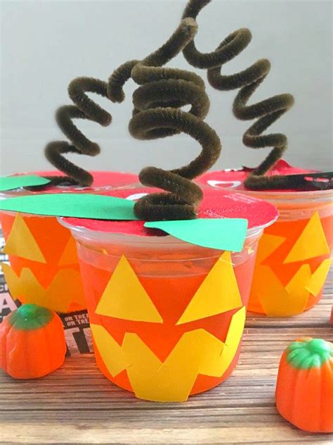 How To Make A Quick And Easy Halloween Craft Using Jello Cups Mrs