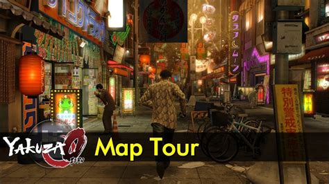 Sotenburi And Kamurocho Map Tour Yakuza 0 The Game Tourist Youtube