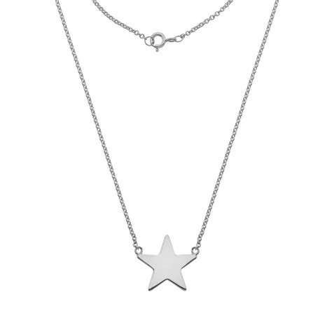 Silver Star Necklace David Moss Jeweller
