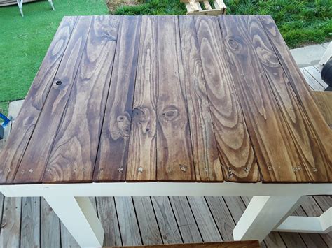 Check out our trestle table legs selection for the very best in unique or custom, handmade pieces from our kitchen & dining tables shops. old pallets turned into trestle table an... | Bunnings ...