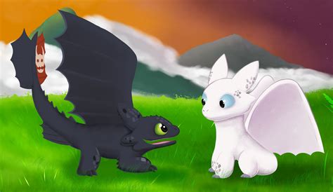 Toothless X Light Fury By Furianocturna01 On Deviantart