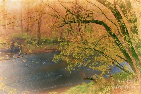 Foggy Dawn On The Neshannock River Photograph By Janice Pariza Pixels