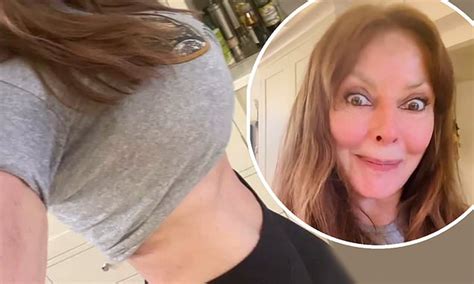 Ive Found An Ab Carol Vorderman 60 Flaunts Her Toned Stomach