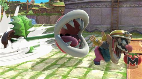 super smash bros ultimate piranha plant gameplay shows off all moves specials and final smash