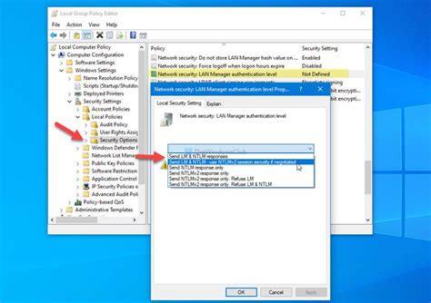 How To Change Lan Manager Authentication Level In Windows 10