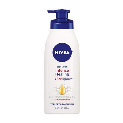 Nivea Intense Healing Body Lotion 72hr Relieves Dry Tight Skin With