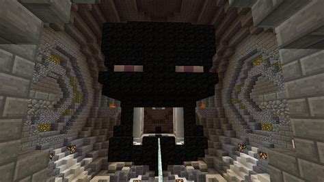recent remodel of our nether portal to the stronghold r olympus