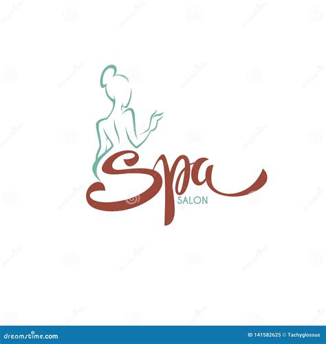 Spa Salon And Body Care Studio Logo Template Stock Vector