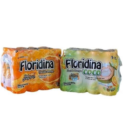 Jual Floridina Orange Coco 350ml Pack Isi 12 Botol Shopee Indonesia