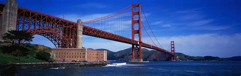 1116923 Sunset Cityscape Reflection Evening Bridge Golden Gate