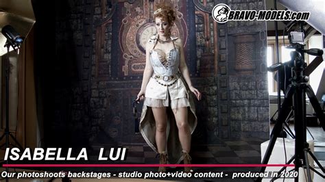 Backstage Photoshoot Isabella Lui Steampunk Girl Youtube