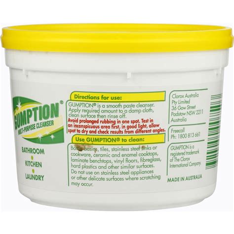 Gumption is an ecosystem of innovators and entrepreneurs. Gumption Paste Multi Purpose Cleanser 500g | Woolworths