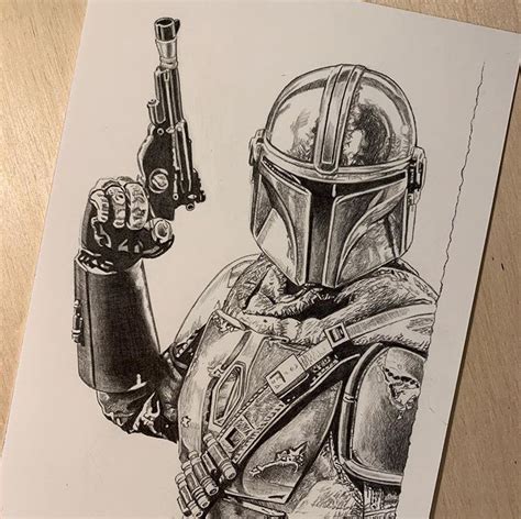 How To Draw Star Wars Mandalorian Gerald Johnsons Coloring Pages