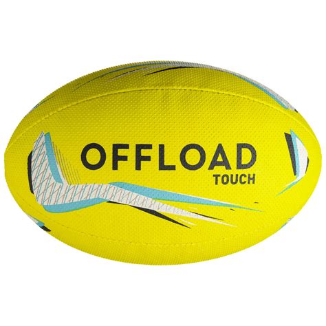 R500 Touch Rugby Ball Yellow Decathlon