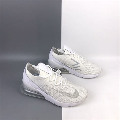 Nike Air Max 270 Flyknit “triple White” For Sale The Sole Line