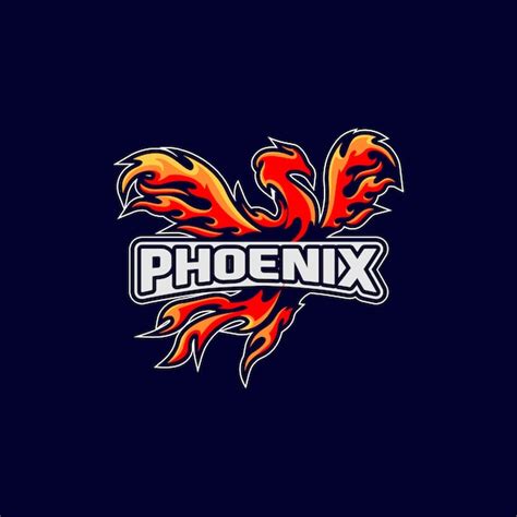 Plantilla De Logotipo De Phoenix Vector Premium