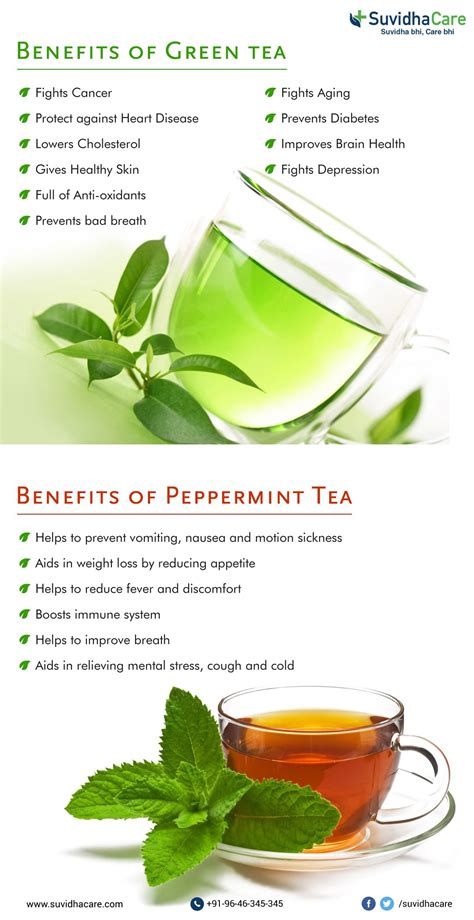 Green tea really is a superfood: Health Benefits Of Green Tea & Peppermint Tea #Fightcancer ...