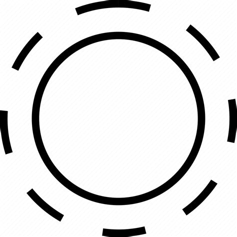 Broken Round Circle Line Round Icon Download On Iconfinder