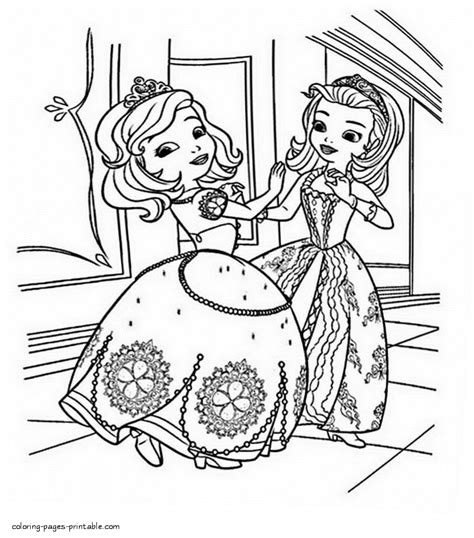 Sofia First Coloring Pages Coloring Pages Printablecom