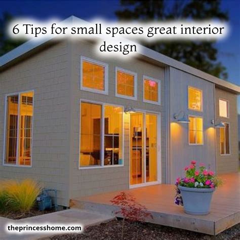 6 Tips for small spaces great interior design | Small prefab homes
